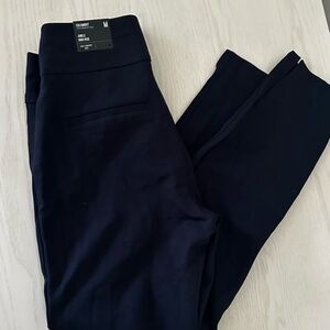 Express Navy Slim Fit Pants medium knit